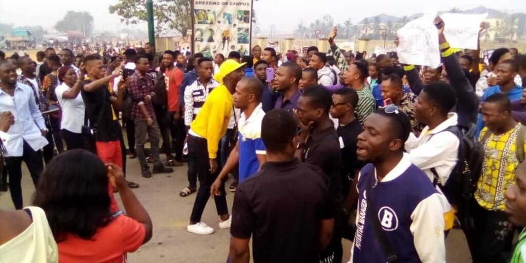 Delta poly students protest driving ban on campus