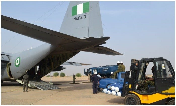 COVID-19: Nigerian Air Force Commence Distribution Of Oxygen To Isolation Centres