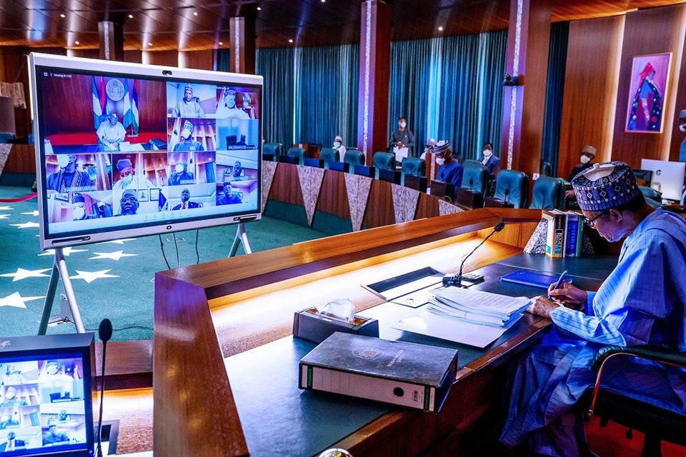 President Buhari Presides Over Virtual FEC Meeting