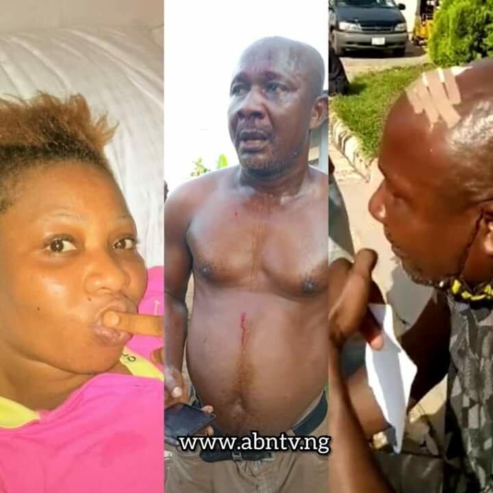 Nnamdi Kanu's Community In Disarray As Lady Allegedly Obstructs Construction Work, Others (Photos+Video)