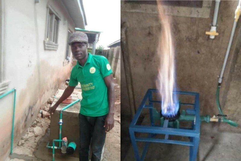 Man Builds Toilet That Generates Gas For Cooking, Electricity In Imo (Photos)