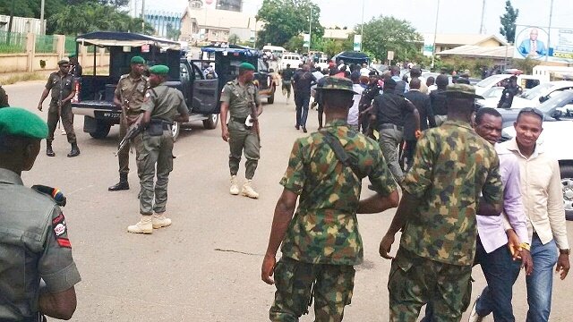 BREAKING: Police Take Over Edo Assembly Complex (Photos)